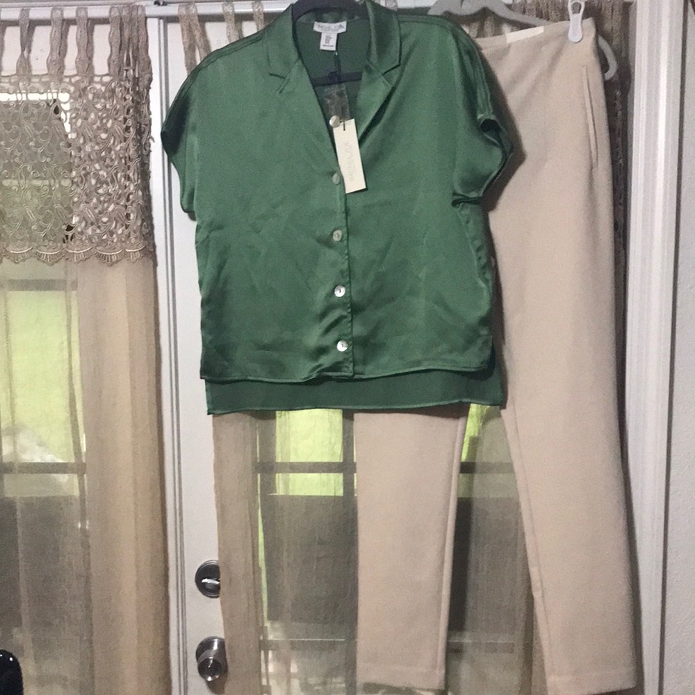 Rachel Zoe LA New York Top & Pants Set